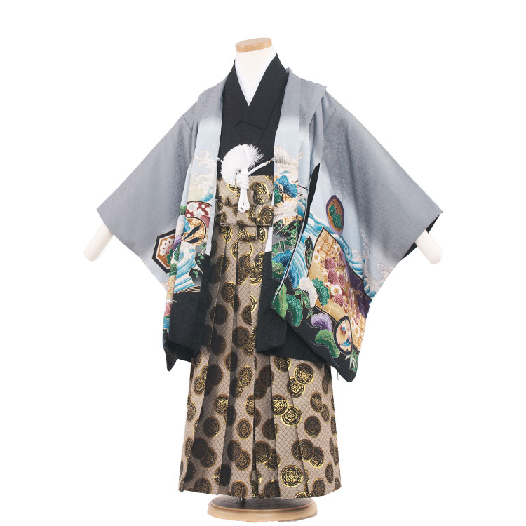 楽天市場】【レンタル】【簡単着付け袴】七五三 着物 5歳 男の子