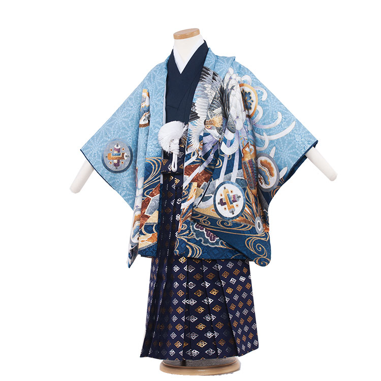 楽天市場】【レンタル】【簡単着付け袴】七五三 着物 5歳 男の子