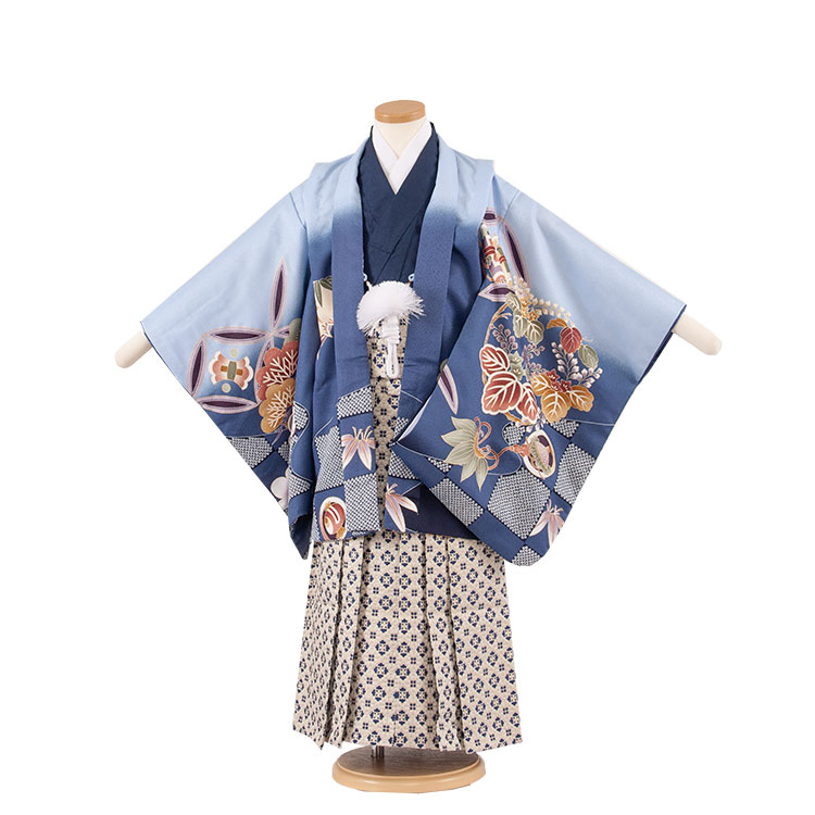 楽天市場】【レンタル】【簡単着付け袴】七五三 着物 5歳 男の子