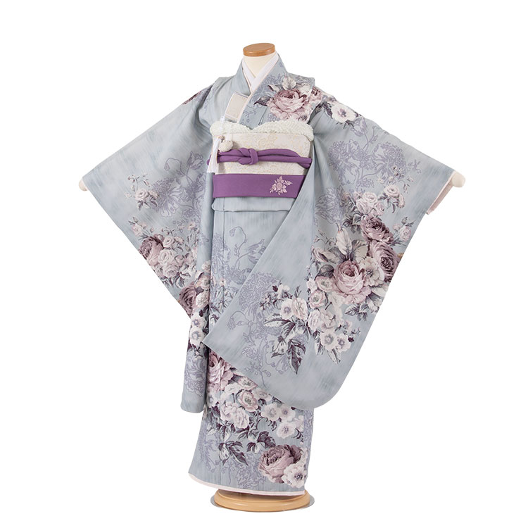 【レンタル】七五三レンタル(7歳女児結び帯) 7362 JILL STUART 薔薇 おしゃれ 可愛い 人気 結び帯 七五三レンタル 着物レンタル フルセット 帯 フルセットレンタル 6歳 7歳女の子 数え年 子供 高級 かわいい 京都 和装 新品足袋プレゼント 往復送料無料|着物レンタル 京都ちりめんや