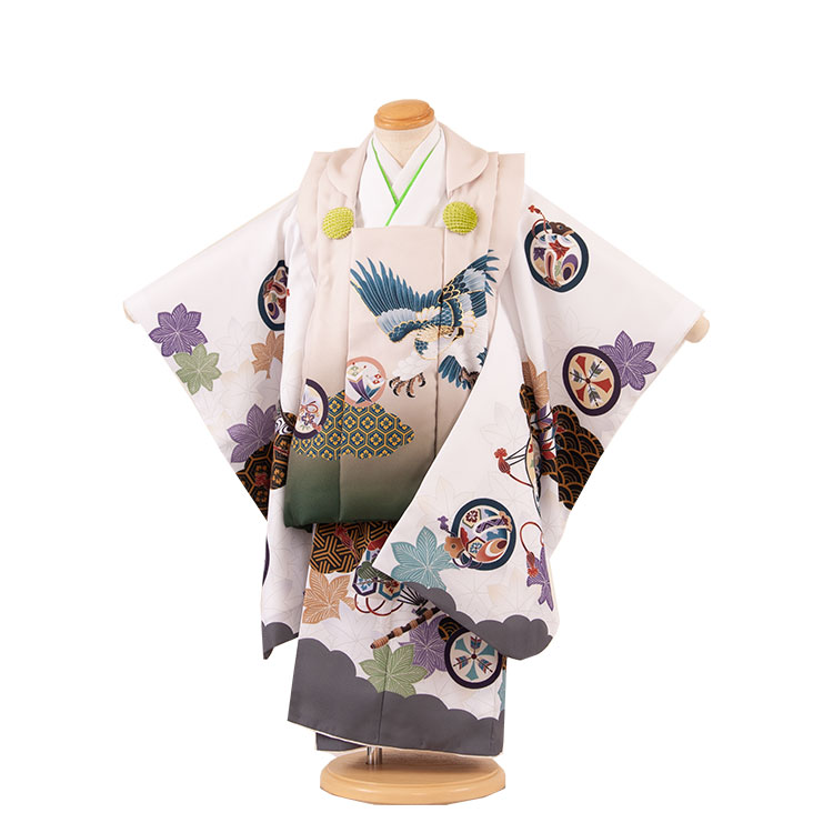 楽天市場】【レンタル】【正絹】 七五三 着物 3歳 男の子 被布 男児 3