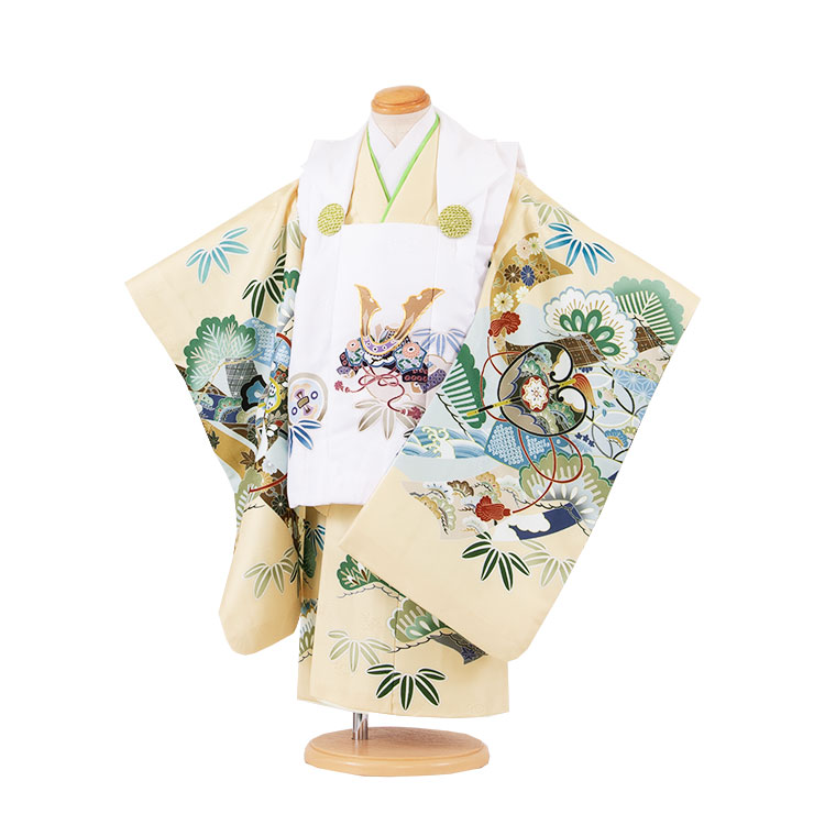 楽天市場】【レンタル】【正絹】 七五三 着物 3歳 男の子 被布