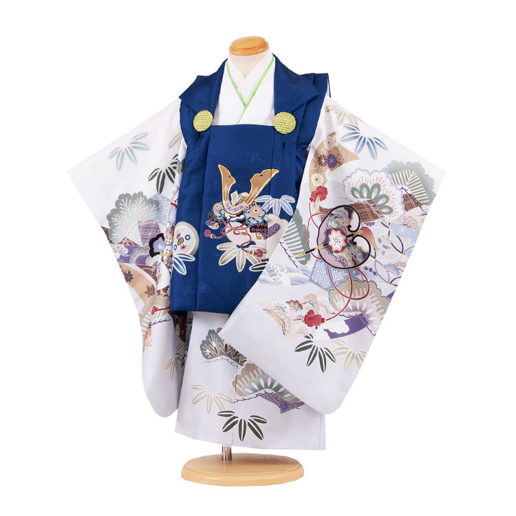楽天市場】【レンタル】【正絹】 七五三 着物 3歳 男の子 被布