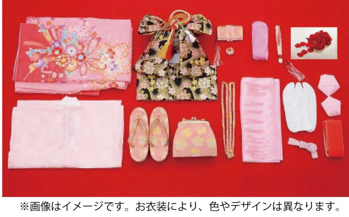 【レンタル】正絹アンティーク女の子おしゃれかわいいレトロ和風モダン古典帯作り帯753お正月結婚式ひな祭り子供きもの七五三レンタル貸衣装貸衣裳往復送料無料/6018ブラウン古典モダン