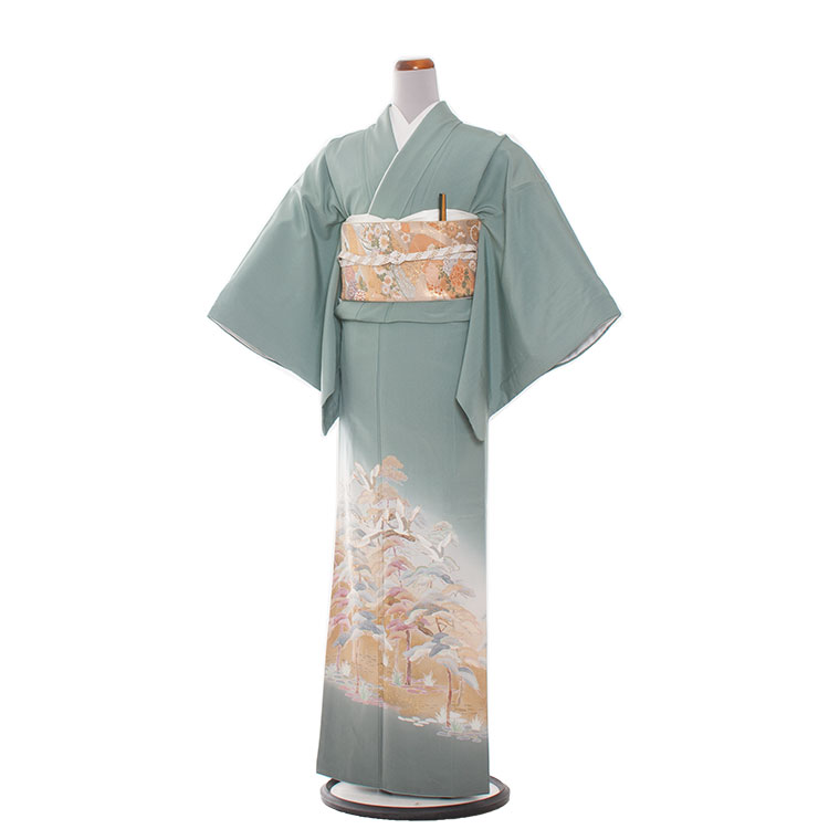 色留袖 色留袖レンタル フルセットレンタル レンタル 色留袖 レンタル色留袖 親族 着物レンタル 留袖 結婚式 色留 お呼ばれ 留め袖 色留め袖 結婚式 列席 表彰式 留袖代 30代 40代 50代 レンタル 色留袖 レンタル 29 グリーン 松並木 色留袖 フルセットレンタル