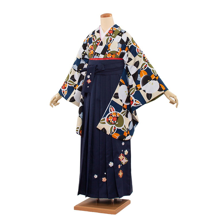 【レンタル】 卒業式　袴レンタル レンタル袴女袴（1026）二尺袖 レトロ 着物レンタル　卒業袴　フルセットレンタル　大人用　先生用　女性　大学　短大　専門学校　謝恩会　卒業式袴　２月　３月　４月　袴レンタル　春　往復送料無料