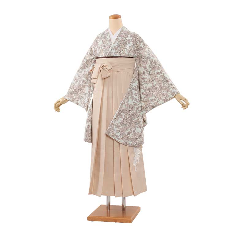【レンタル】 卒業式 袴 フルセットレンタル 1527 ミント×刺繍袴 ラフィネ くすみカラー 女性 おしゃれ 人気 おすすめ 卒業袴レンタル 卒業式袴セット 着物 着付けセット 女子 大人 小学校 大学生 専門学生 上品 古典 レトロ モダン 京都 足袋プレゼント 往復送料無料