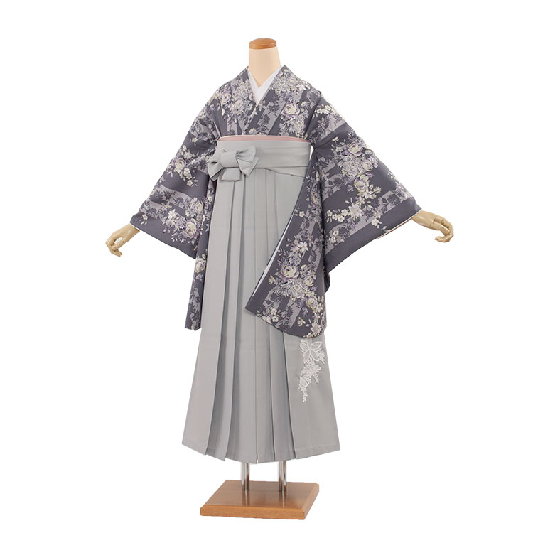 【レンタル】 卒業式 袴 フルセットレンタル 1540 Kami Shibai くすみカラー 女性 おしゃれ 人気 おすすめ 卒業袴レンタル 卒業式袴セット 着物 着付けセット 女子 大人 小学校 大学生 専門学生 上品 古典 レトロ モダン 京都 足袋プレゼント 往復送料無料