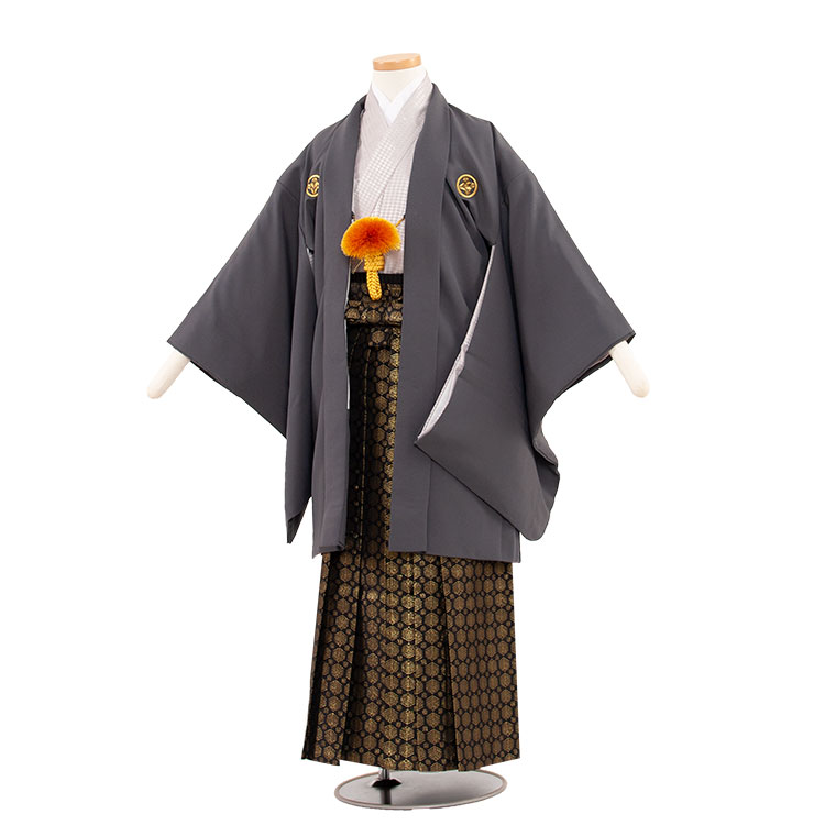 【レンタル】卒業式 袴 男の子 小学生 卒業式 袴セット ジュニア着物 1019 袴 135～140cm 10歳 11歳 12歳 13歳 6年生 十三参り 男児 小学校の卒業式 袴レンタル 男の子 小学校卒業式 結婚式 イベント 着物レンタル 往復送料無料 新品足袋プレゼント