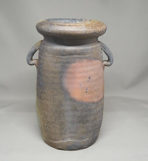 楽天市場】【現品限り】 備前焼 耳付 花入 木村陶峰作 桐箱入り
