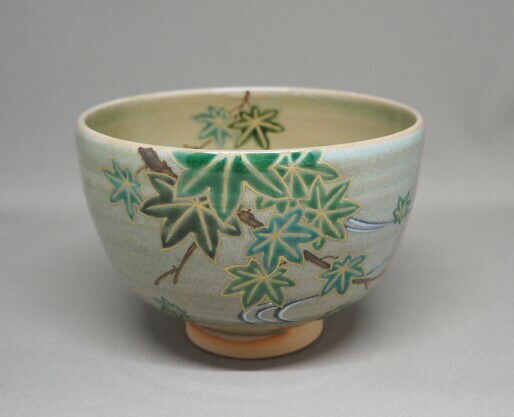 楽天市場】金襴手六瓢絵 茶碗 林淡幽 : 京都 茶道具 出野祐