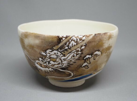 楽天市場】【十月☆特売品】須恵窯 徳沢守俊作 干支 寅 唐津 茶碗 (2