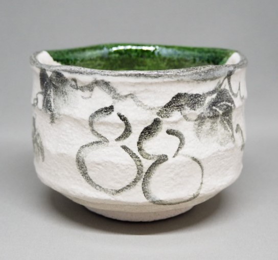楽織部瓢絵 茶・陵 吉村楽入