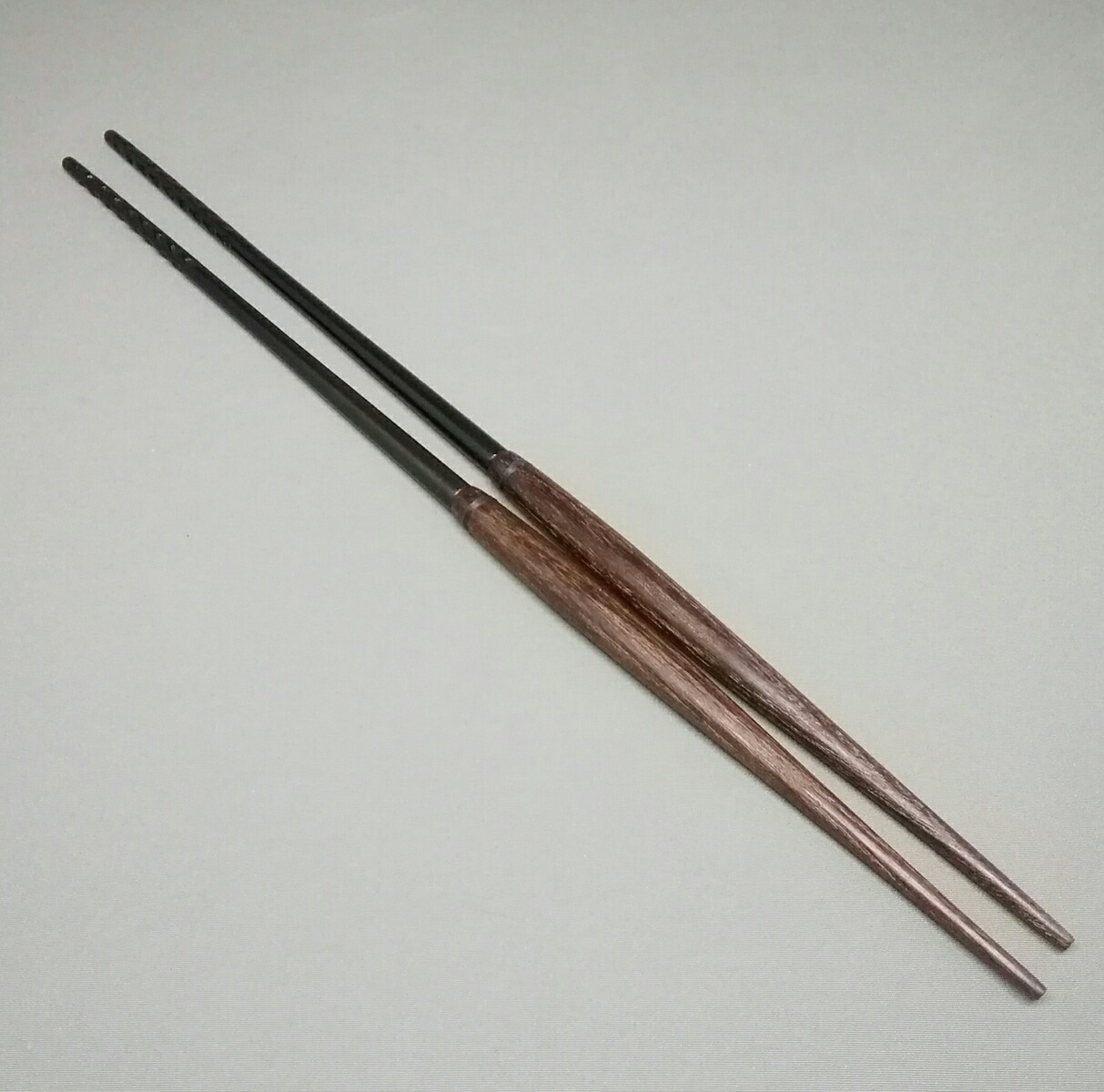 炉用桑柄火箸　利休形　13代 和田美之助｜京都　茶道具　出野祐