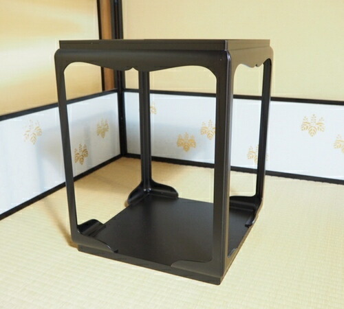 楽天市場】（九月☆特売品）平安 木村表恵作 黒一閑塗高麗卓