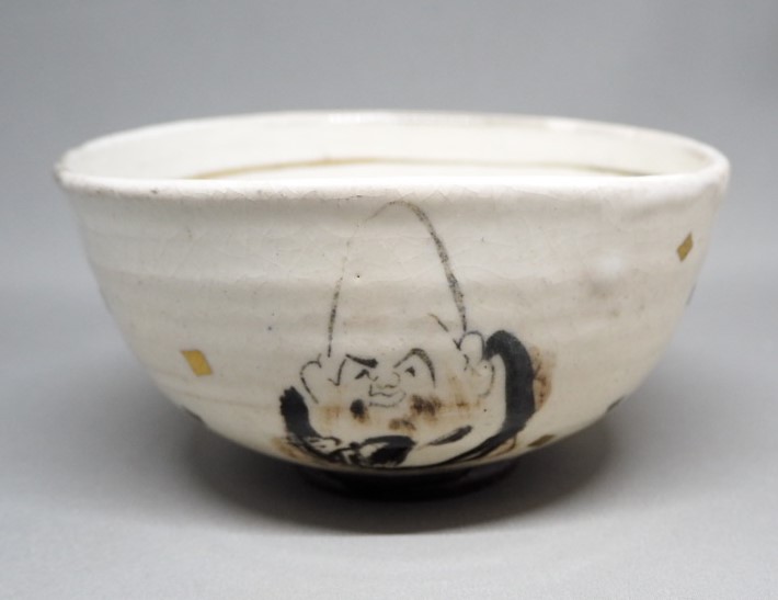 楽天市場】金襴手六瓢絵 茶碗 林淡幽 : 京都 茶道具 出野祐