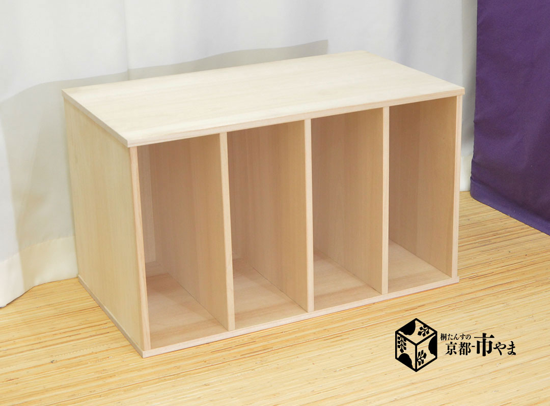 【P10倍】在庫処分品 桐 上置きバッグ収納 桐重ねるスタッキングチェスト対応　桐たんす桐箪笥クローゼット用 75幅 肥前桐民芸国産品　桐タンス　桐たんす　桐箪笥　ジョイント金具付【関東～九州送料無料】　【国産】　【日本製】　【家具】 桐だんす｜京都ー市やま　店