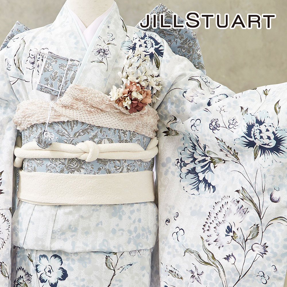 楽天市場 レンタル 七五三 Jill Stuart 着物セット レンタル 753 7歳用 16点 フルセット ジルスチュアート 子供用 着物 七五三用 7歳 女の子 レンタル着物 アンサンブル お祝着 お祝い お正月 お参り お洒落 可愛い モダン クラシカル 水色 ブルー アイボリー 花