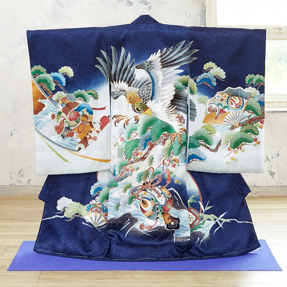 市場 産着 着物 お宮参り 男児 正絹 御宮参り 祝い着 初着 赤ちゃん 初宮参 男の子