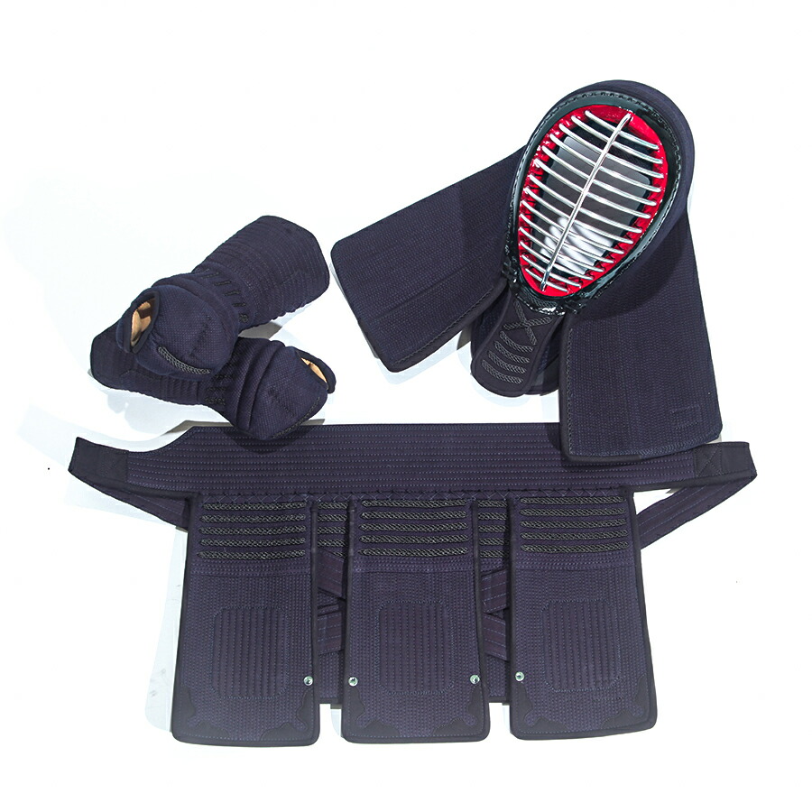 [新入生応援 選べる防具単品プレゼント]「光山 -KOZAN-」 8mm織刺 剣道防具 面・甲手・垂 3点セット