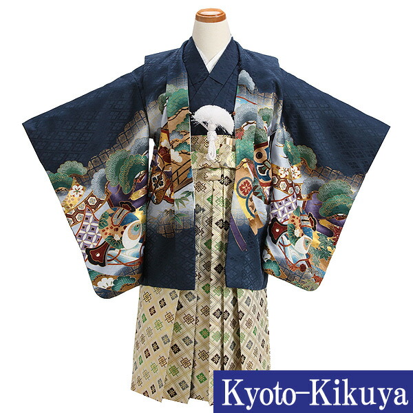 5歳 七五三　着物 フルセット　袴 楽天市場】【レンタル】七五三 5歳 レンタル 753 袴セット 男児 着物