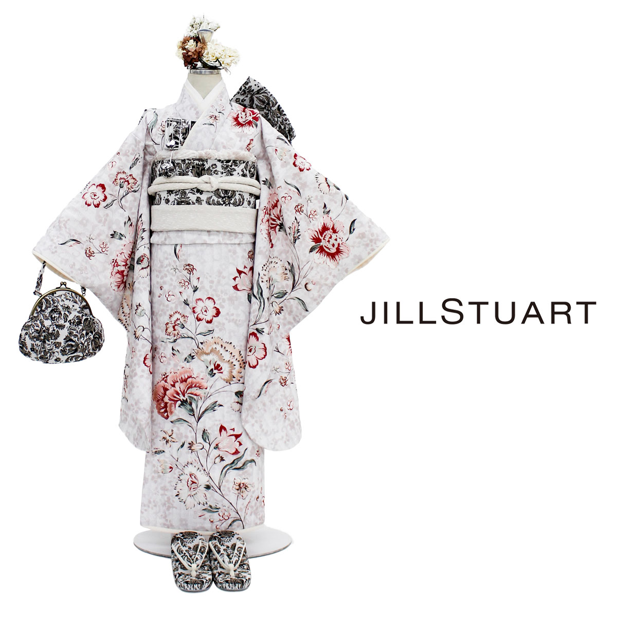【レンタル】JILLSTUART ジルスチュアートブランド 七五三 四つ身 着物 フルセット【7歳 貸衣装 七歳 7才】子供 女児 和服 セット 古典【往復送料無料】 モダン 白 紫 青 水色 くすみ色 G1 3歳 5歳 男の子 女の子 被布 袴 帯｜和装通販 きものレンタル 西織 13,172円