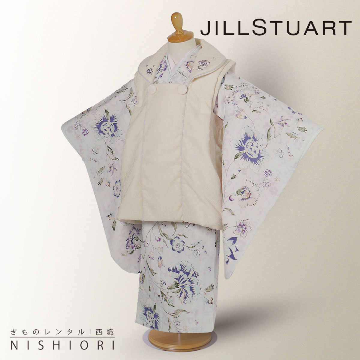 Jillstuart 21年 新作 七五三レンタル 女の子 3歳 着物 被布 753着物 フルセット 着物レンタル 貸衣装 七五三 三歳 子供着物 女児 子ども 可愛い ひな祭り 結婚式 和装 ジルスチュアート ブランド古典 白 青 紫 往復送料無料 No 3262 Gf2 Andapt Com