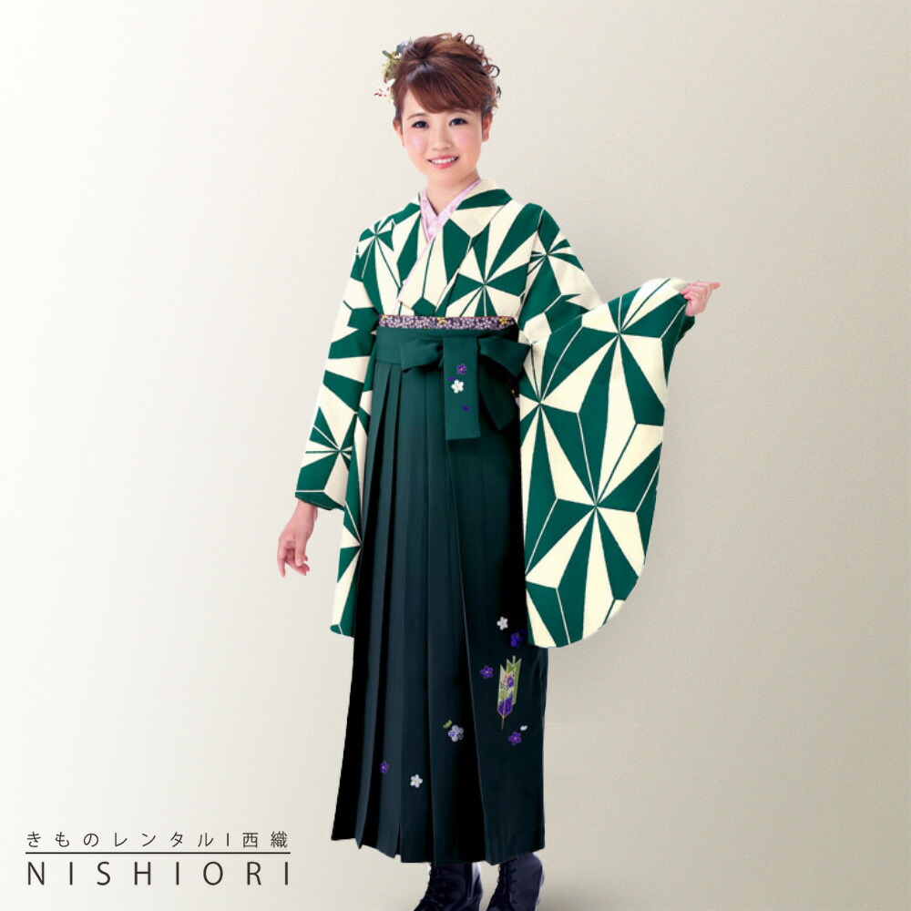 楽天市場】【レンタル】絵羽柄 二尺袖 ブランド着物 袴 フルセット