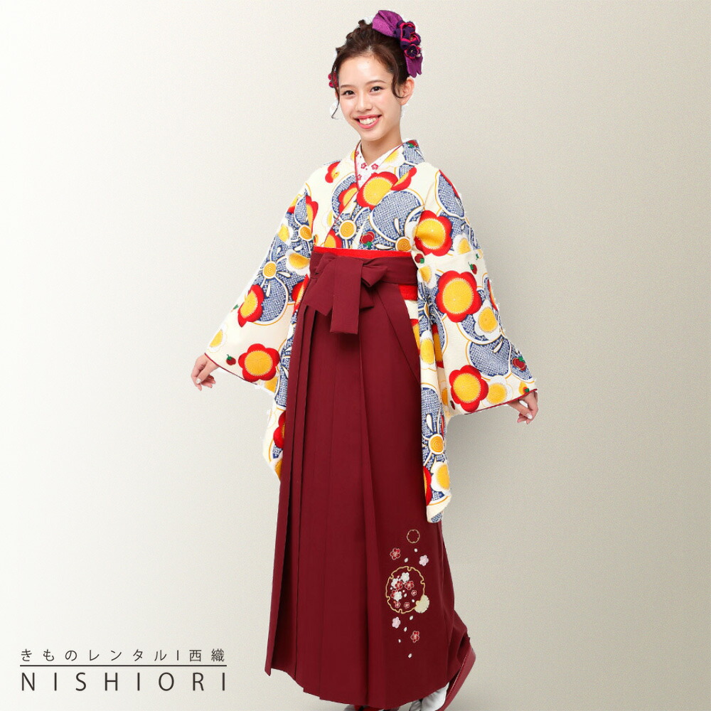 chiro 着物✖️2着 袴✖️3着 レンタル着物B00015×袴CCB928 | 【京都さ