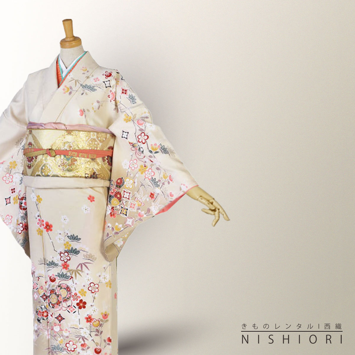 楽天 訪問着 レンタル 着物レンタル 貸衣装 フルセット 入学式 卒業式 七五三 お宮参り 結婚式 お宮参り 結納 お茶会 パーティー 母親 ママ 人気 訪問着レンタル 付下げ フルセットレンタル 着物 レンタル着物 往復送料無料 Hl アッシュエル オフベージュ 茶no 00