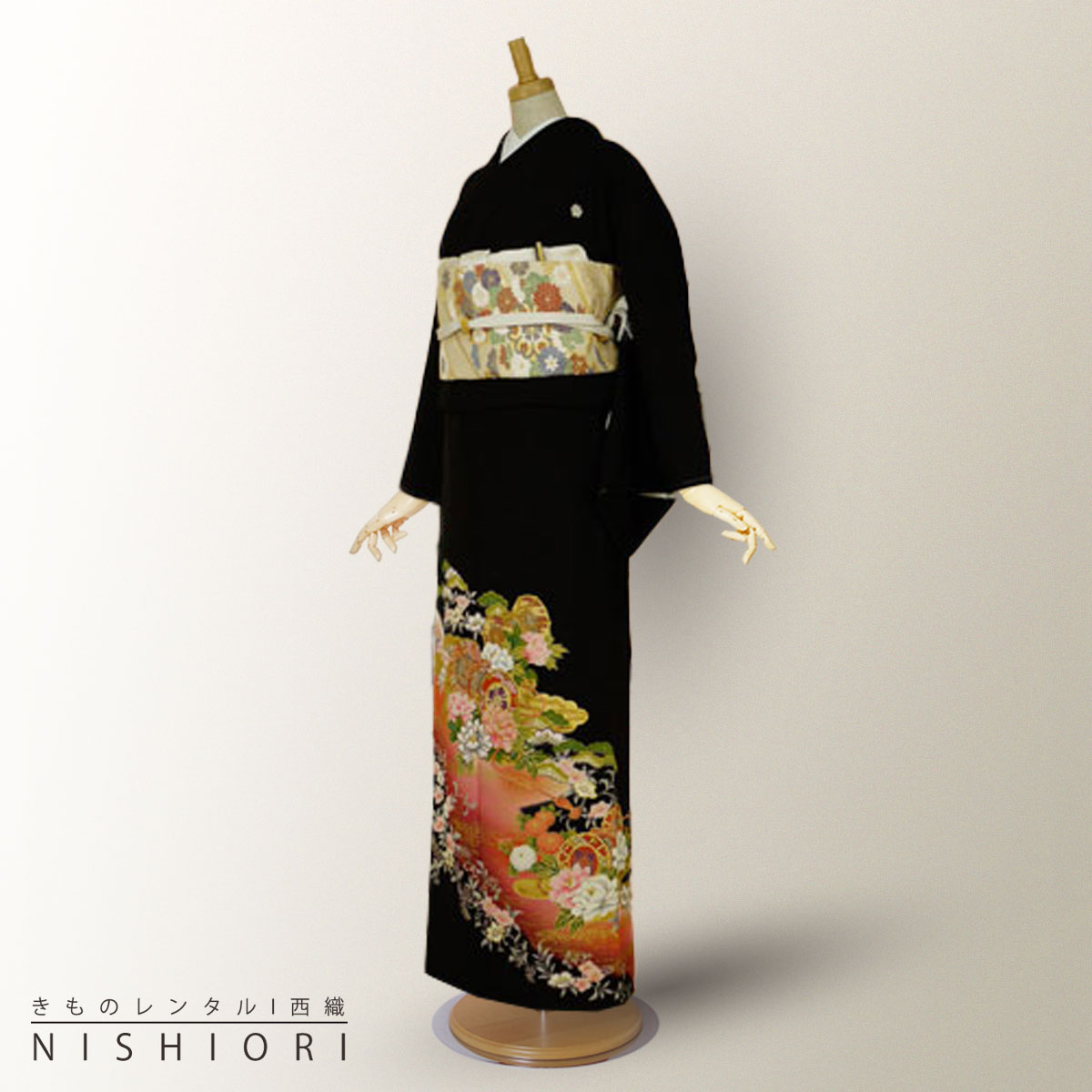 楽天市場】【レンタル】 黒留袖 フルセット 【結婚式 婚礼 貸