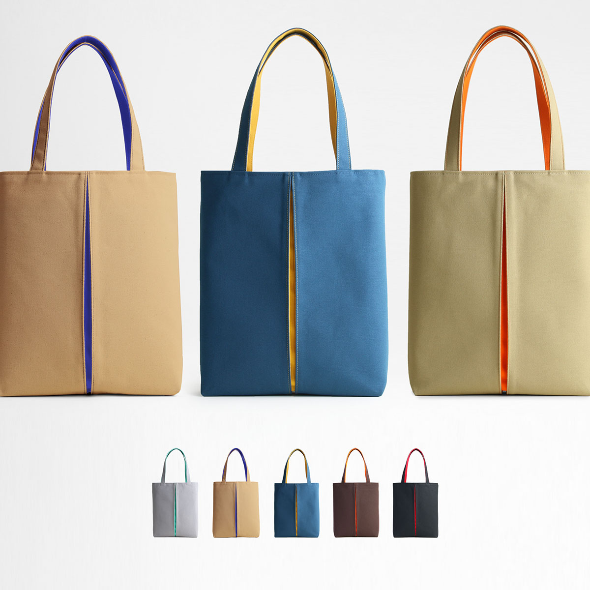 KOSHO ougi pleats キャンヴァス トートバッグ M 5色 レディース メンズ 軽さ 通い 旅する