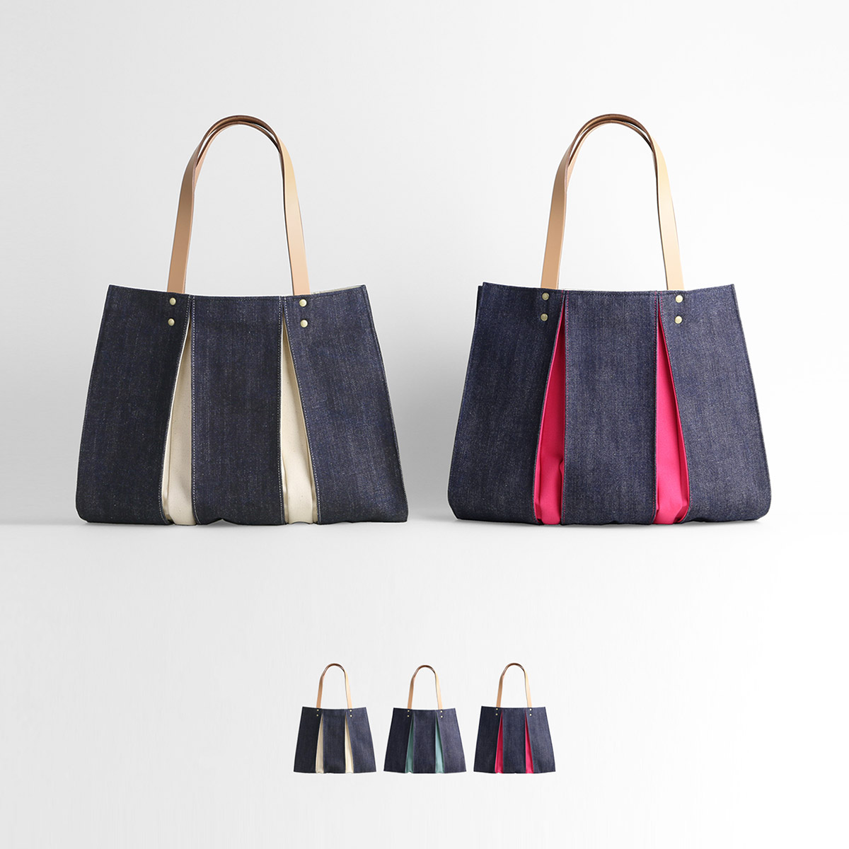 KOSHO ougi denim トートバッグ GH 3色 レディース メンズ 軽さ A4相応う