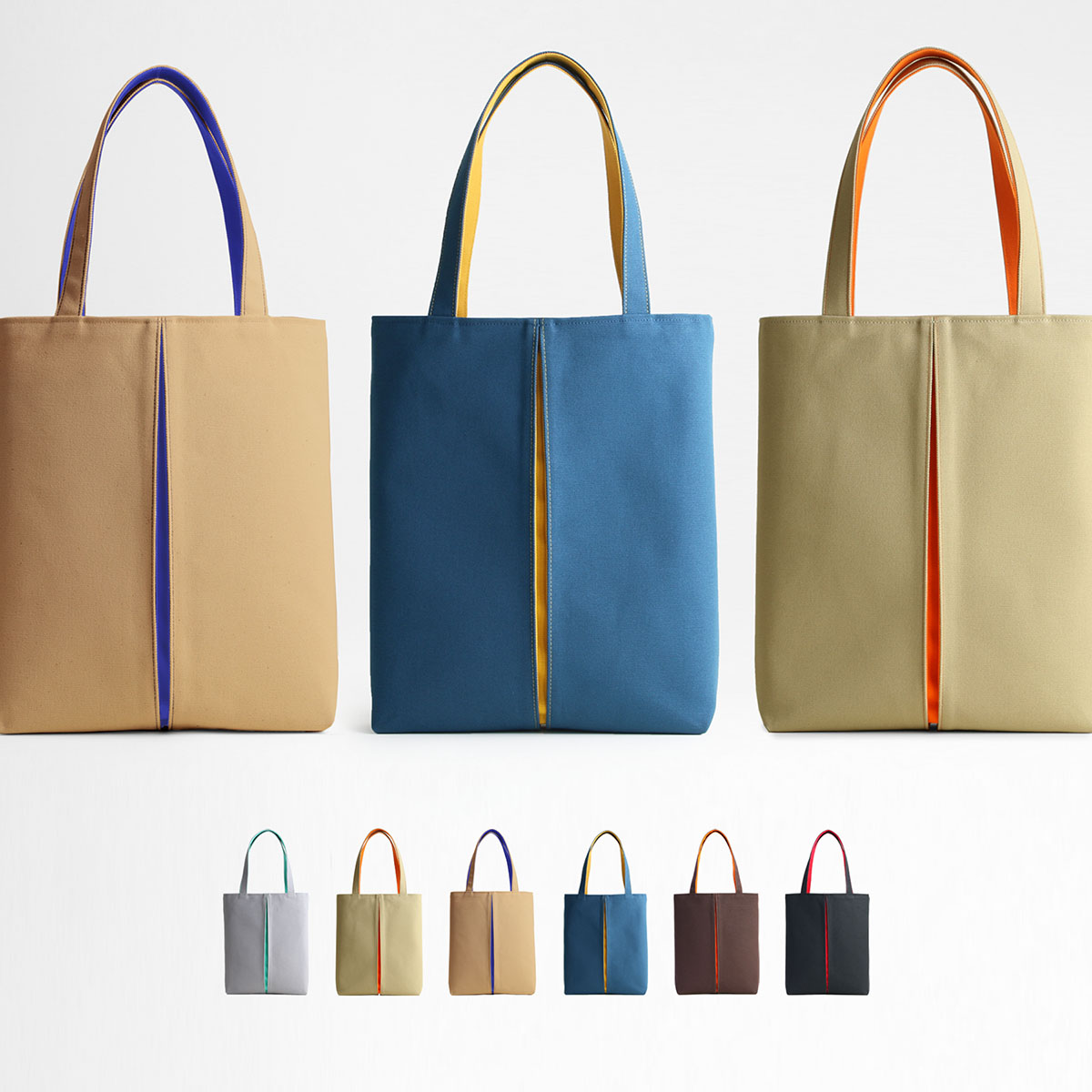KOSHO ougi pleats 帆布 トートバッグ M 6色 レディース メンズ 軽量 通勤 旅行