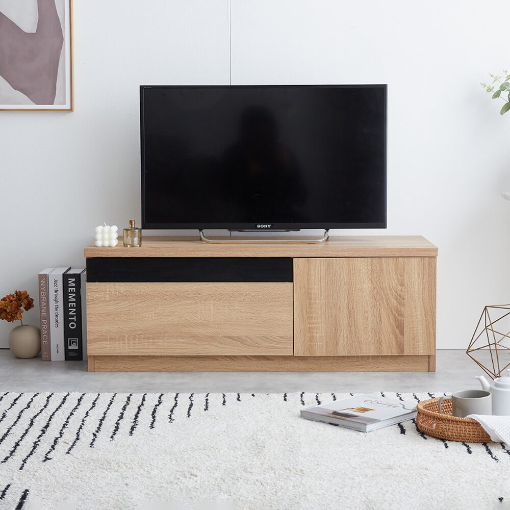 【 お買い物マラソン★ポイント5倍】 モダンローボード TVボード テレビボード ローボード ローテーブル TV台 テレビ台 お洒落 おしゃれ シンプル 収納 送料無料 ブラウン ナチュラル ナチュラル シンプル 北欧 レトロ 西海岸 ミッドセンチュ|kyoto meglas 店