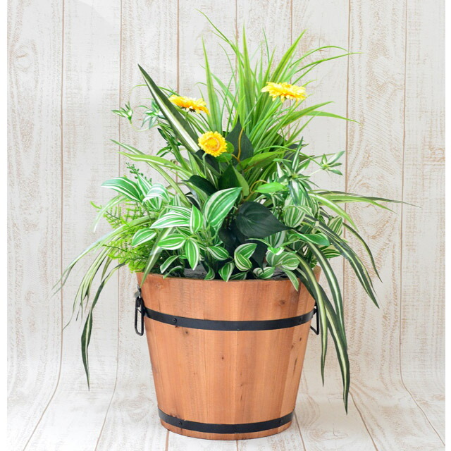 ●【wgp-300】人工観葉植物 造花 触媒加工あり オフィスグリーン 送料無料 92864