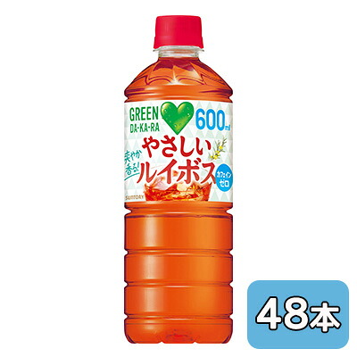 [取寄] サントリー GREEN DA・KA・RA やさしい ルイボス 600ml PET 48本 (24本×2ケース) グリーン ダカラ カフェインゼロ 爽やか 送料無料 48778