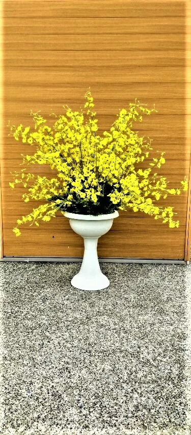 【ポイント3倍 4/4 20時から】 【個人様購入可能】●造花 オンシジュームアレンジ 触媒加工品 [ kp-5 ] 送料無料 98121