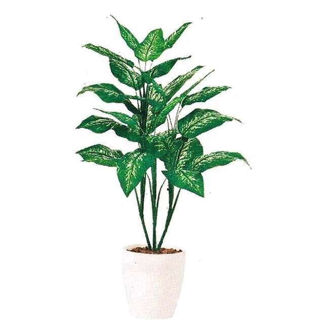 【ポイント3倍 4/4 20時から】 【個人様購入可能】●【99343】 人工観葉植物 デフェンバギア 1m 送料無料 92875