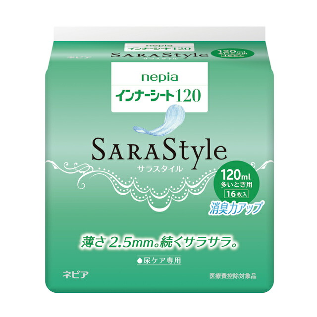 【ポイント3倍 4/4 20時から】 【法人・企業様限定販売】 ネピアインナーシート多い時用120cc 16枚×18パック 送料無料 00903