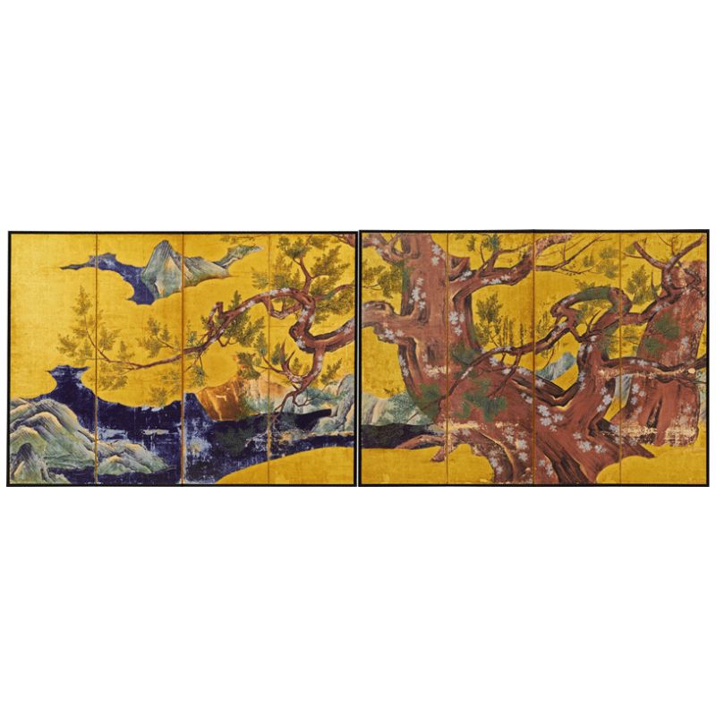 Amazon.co.jp: 『国宝 松林図屏風』 長谷川等伯 安土桃山時代