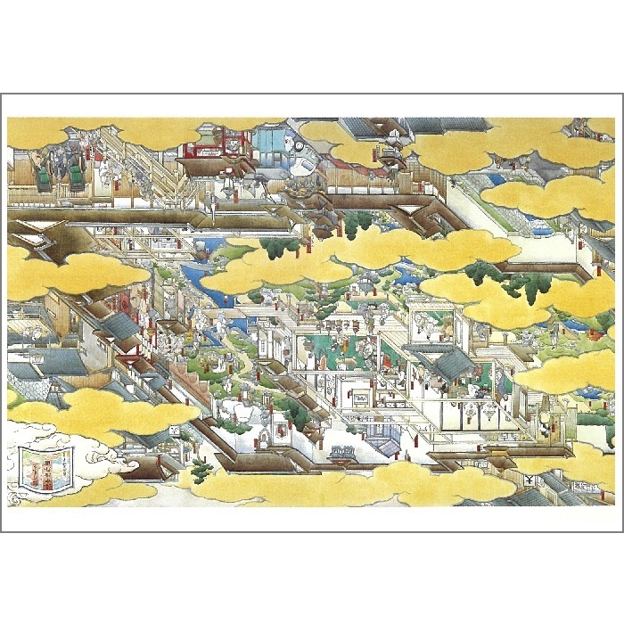 縮小屏風／山口晃 『最後の晩餐』 - 歴史プラス(時空旅人公式