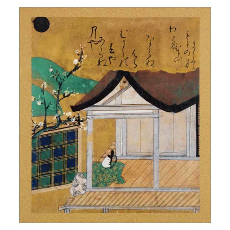 楽天市場】ミニ色紙〈伊勢物語図 西の対〉伝俵屋宗達 : 京都便利