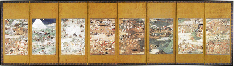 楽天市場】縮小屏風〈国宝 彦根屏風〉(小) : 京都便利堂 楽天市場店