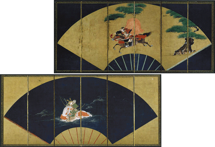 ひ*ん様 川中島合戦図屏風　額入 ひ*ん様 川中島合戦図屏風 額入 ひ*ん様 川