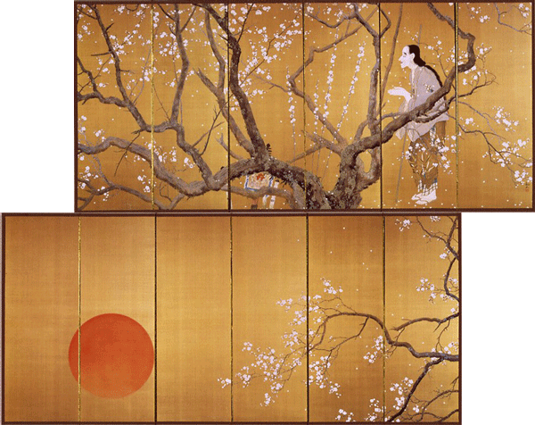 楽天市場】縮小屏風 〈 国宝 松林図 〉 長谷川等伯 6曲1双 屏風仕立