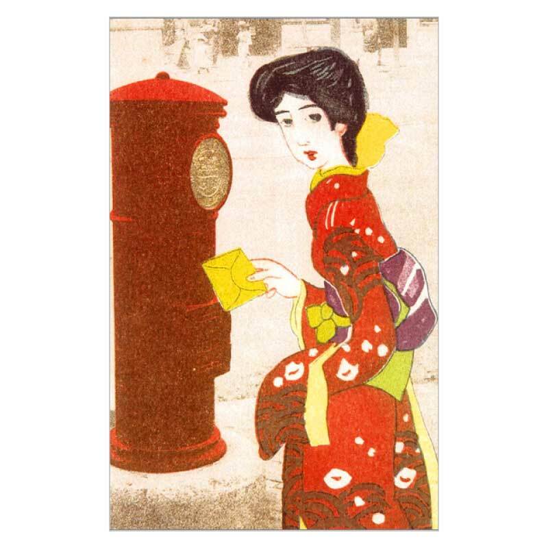 ☆未使用品☆【竹下夢二 ポストカード 6枚】つゆくさ.唇.雛人形 ワンポイント☆ ☆未使用品☆【竹下夢二 ポストカード 6枚】つゆくさ.唇.雛人形 ワン