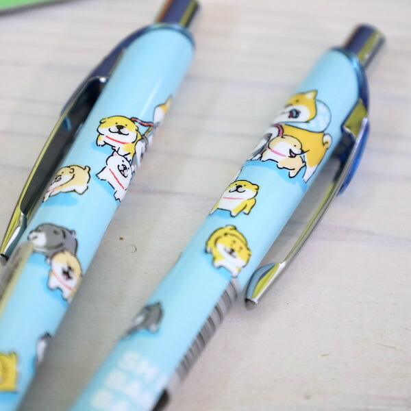 楽天市場 しばんばん Shibanban 柴犬のあるあるな仕草がかわいいシリーズボールペン シャープペンシル ぺんてる エナージェル むちころ大移動 京都文具屋