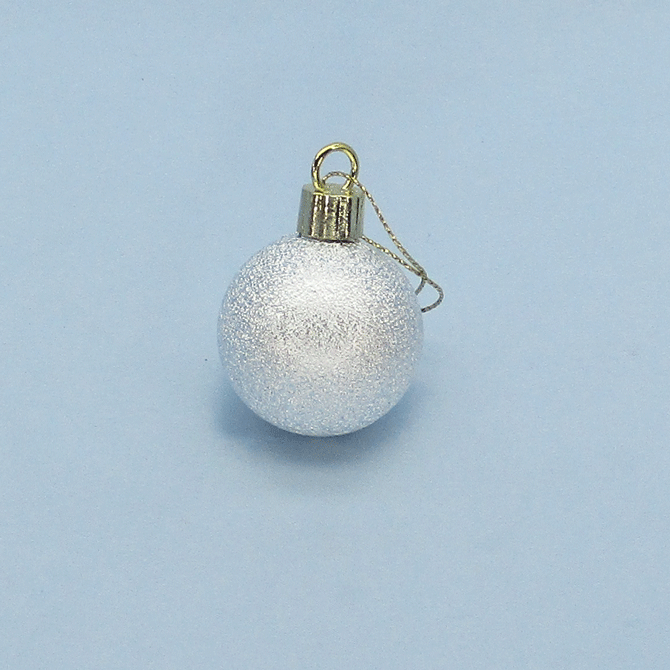 楽天市場】メッキボール Φ60mm 1個 ＜カラー：シルバー＞ [クリスマス