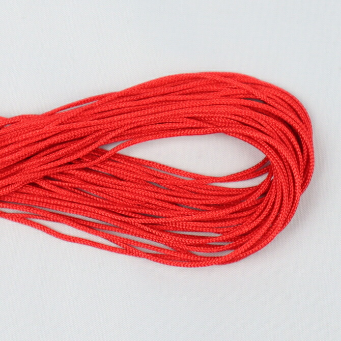 赤いひも あふ×昇苑くみひも：正絹四分平(マゼンタ) | あふ京都